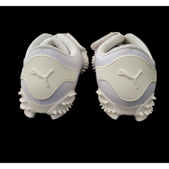 NWOB Puma Mostro Archive Sneaker Vapor Gray Frosted Ivory Spiked Shoes Sz 4 - Picture 4 of 10